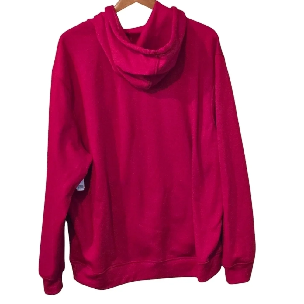 Brooklyn Cloth Mfg. Co. Red Hoodie Sweatshirt Men's Big & Tall size 2XL - Picture 3 of 15